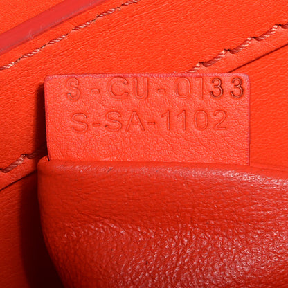 Celine Smooth Calfskin Micro Luggage Bright Orange 7 of 7
