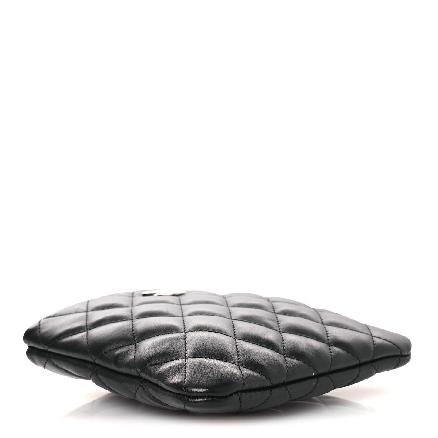 Lambskin Quilted Uniform Crossbody Bag Black