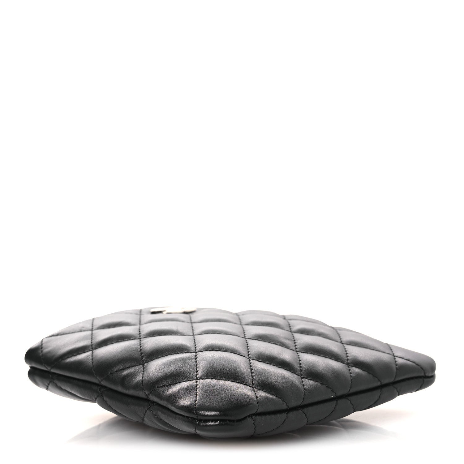 Chanel Lambskin Quilted Uniform Crossbody Bag Black 3 of 12