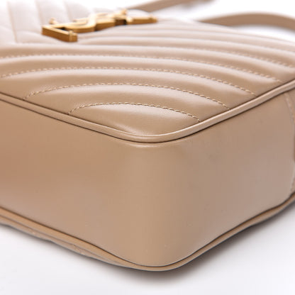Saint Laurent Calfskin Matelasse Monogram Lou Camera Bag Dark Latte 9 of 10
