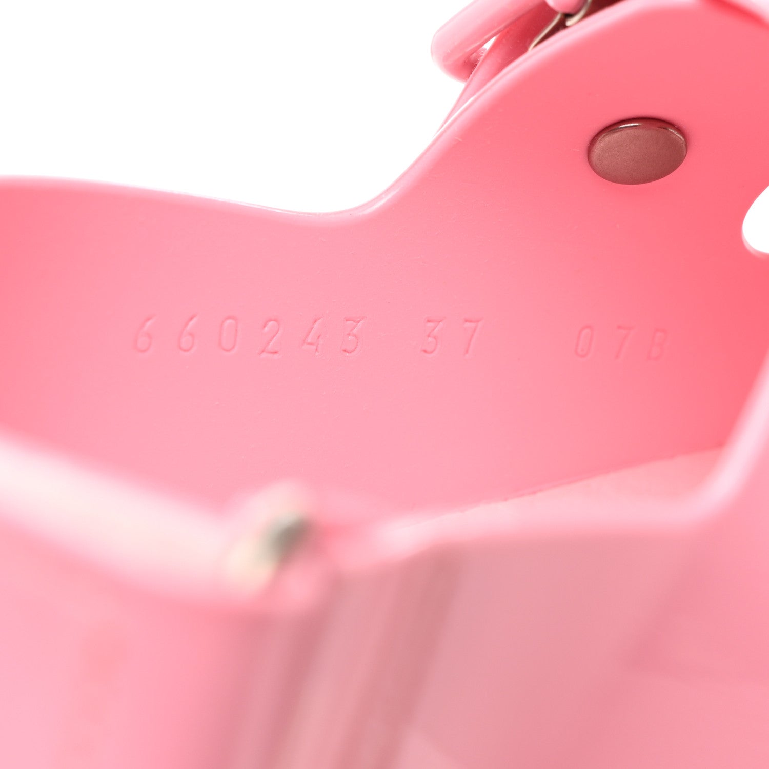 Gucci Rubber Mini Double G Womens Isla Dad Sandals 37 Wild Rose 7 of 9