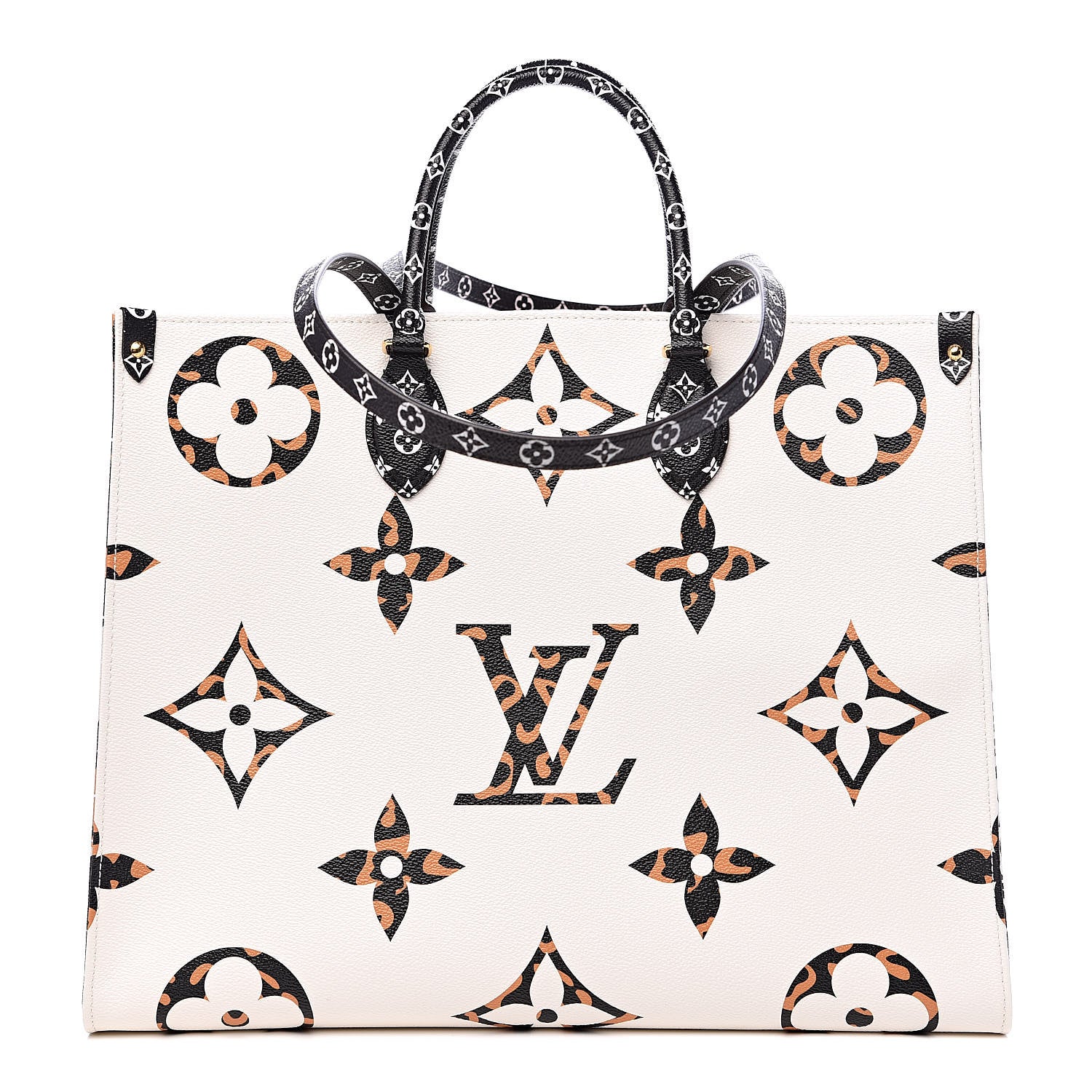 Louis Vuitton Monogram Giant Jungle Onthego GM Ivory 1 of 10