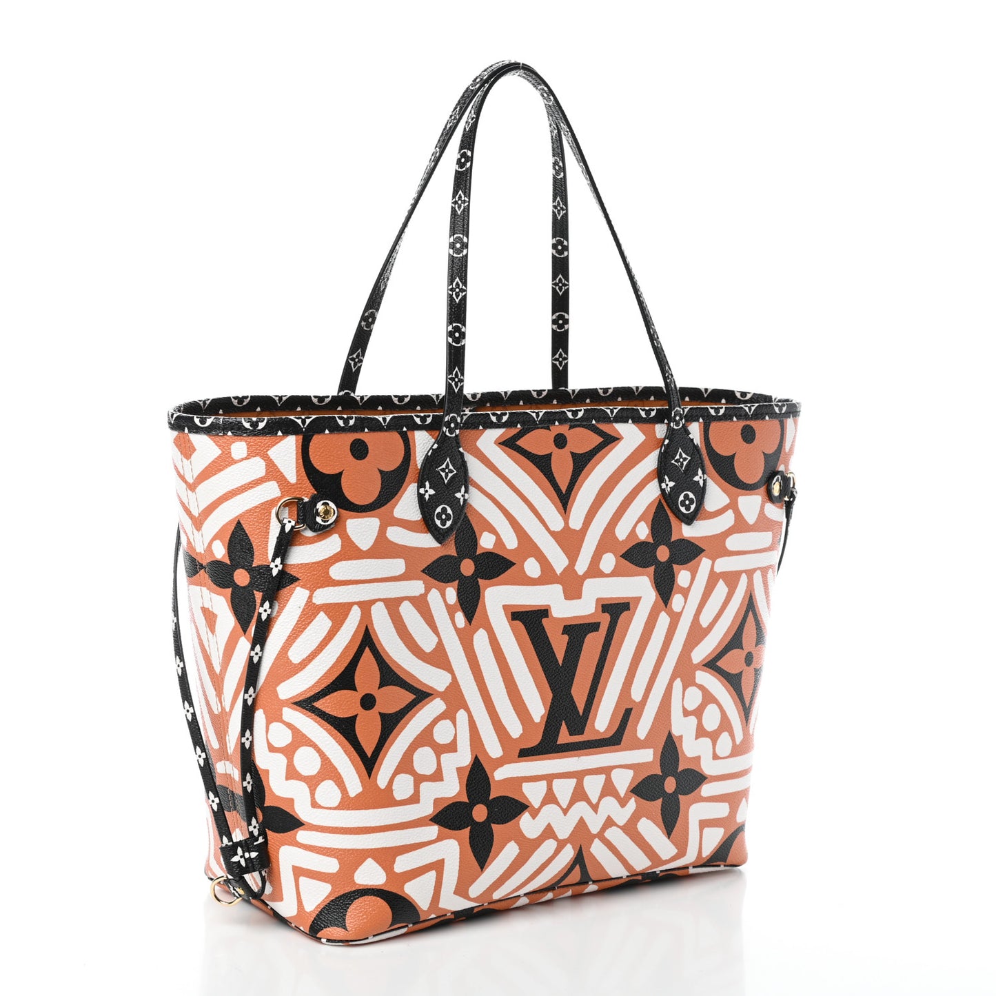 Monogram Giant Crafty Neverfull MM Creme Caramel