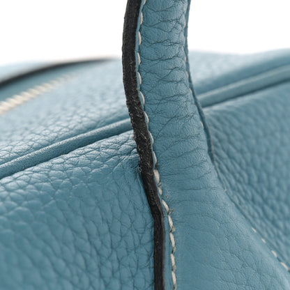 Hermes Taurillon Clemence Victoria II 35 Blue Jean 13 of 13