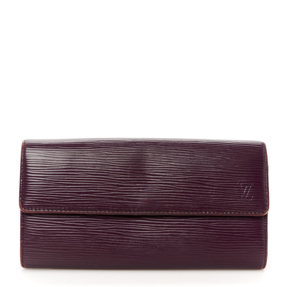 Louis Vuitton Epi Sarah Wallet Cassis 1 of 10