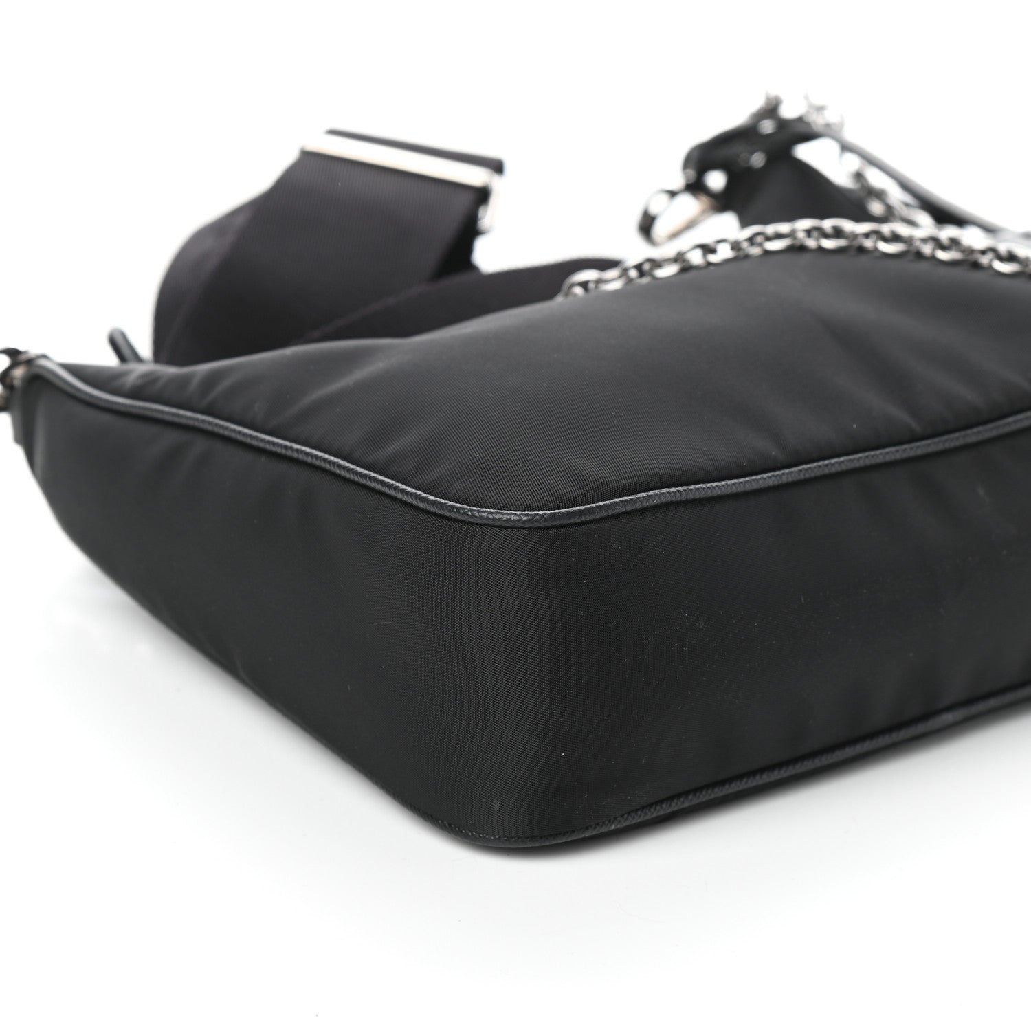 Prada Nylon Re-Edition 2005 Shoulder Bag Black 7 of 8