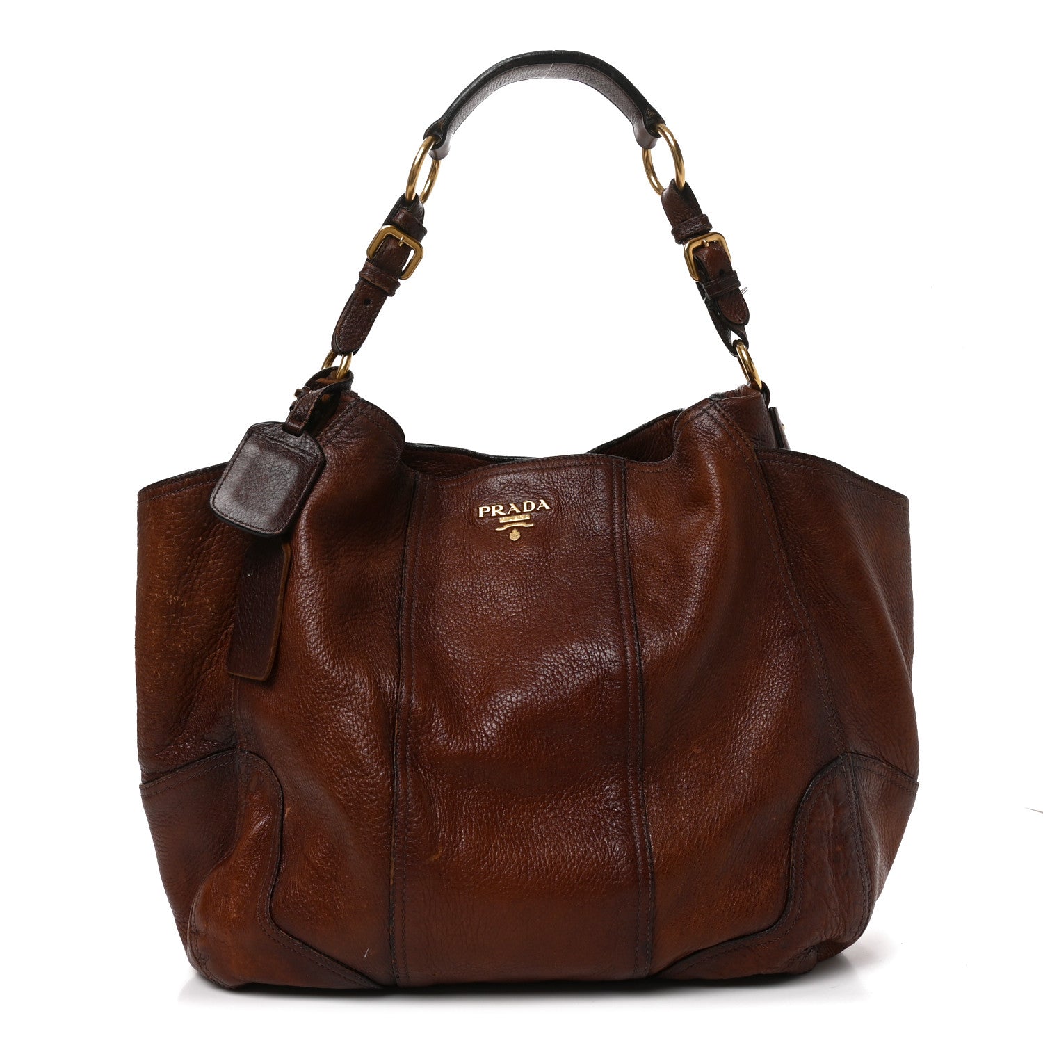 Prada Cervo Antik Hobo Cacao 1 of 10