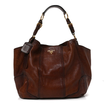 Prada Cervo Antik Hobo Cacao 1 of 10