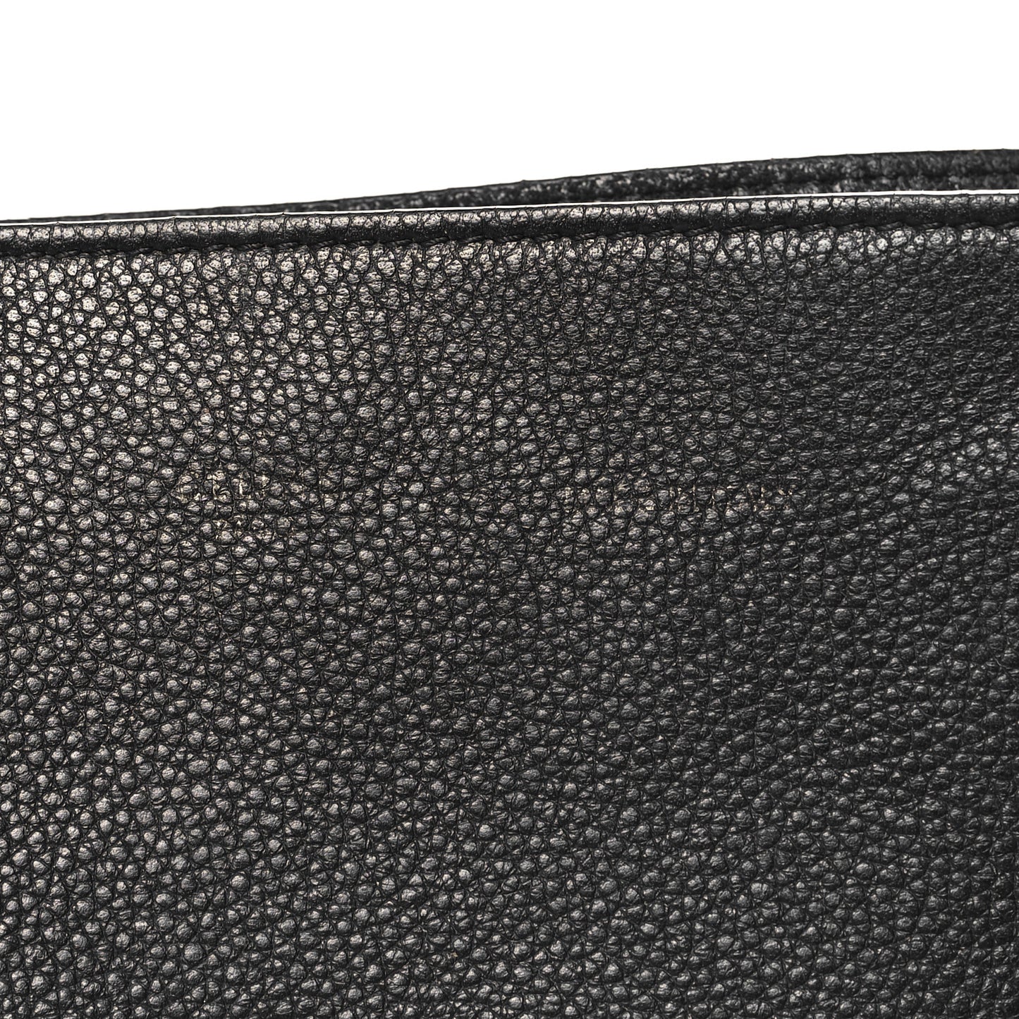 Soft Grained Calfskin Small Belt Cabas Phantom Black