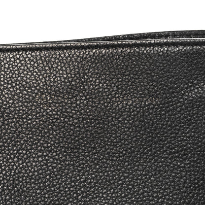 Celine Soft Grained Calfskin Small Belt Cabas Phantom Black 6 of 12