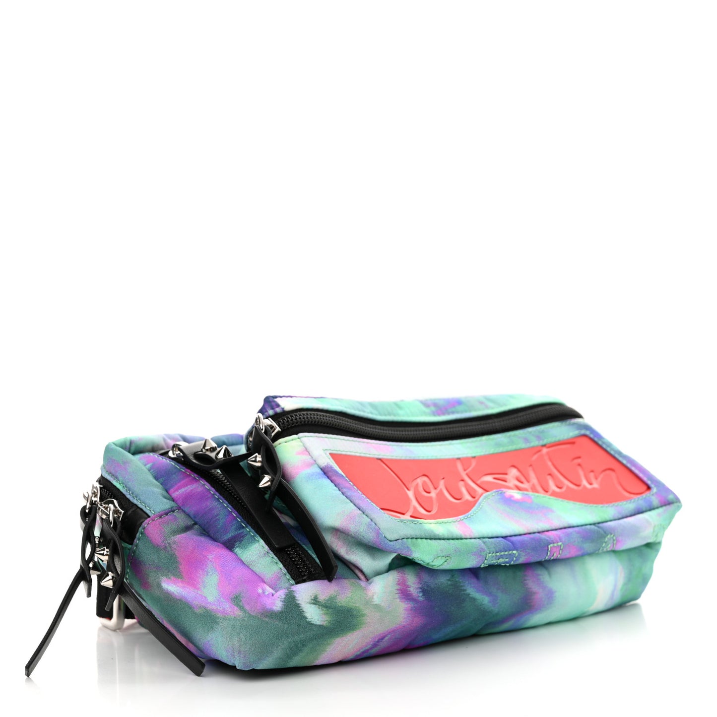 Nylon Loubideal Sneaker Sole Belt Bag Blue Multicolor
