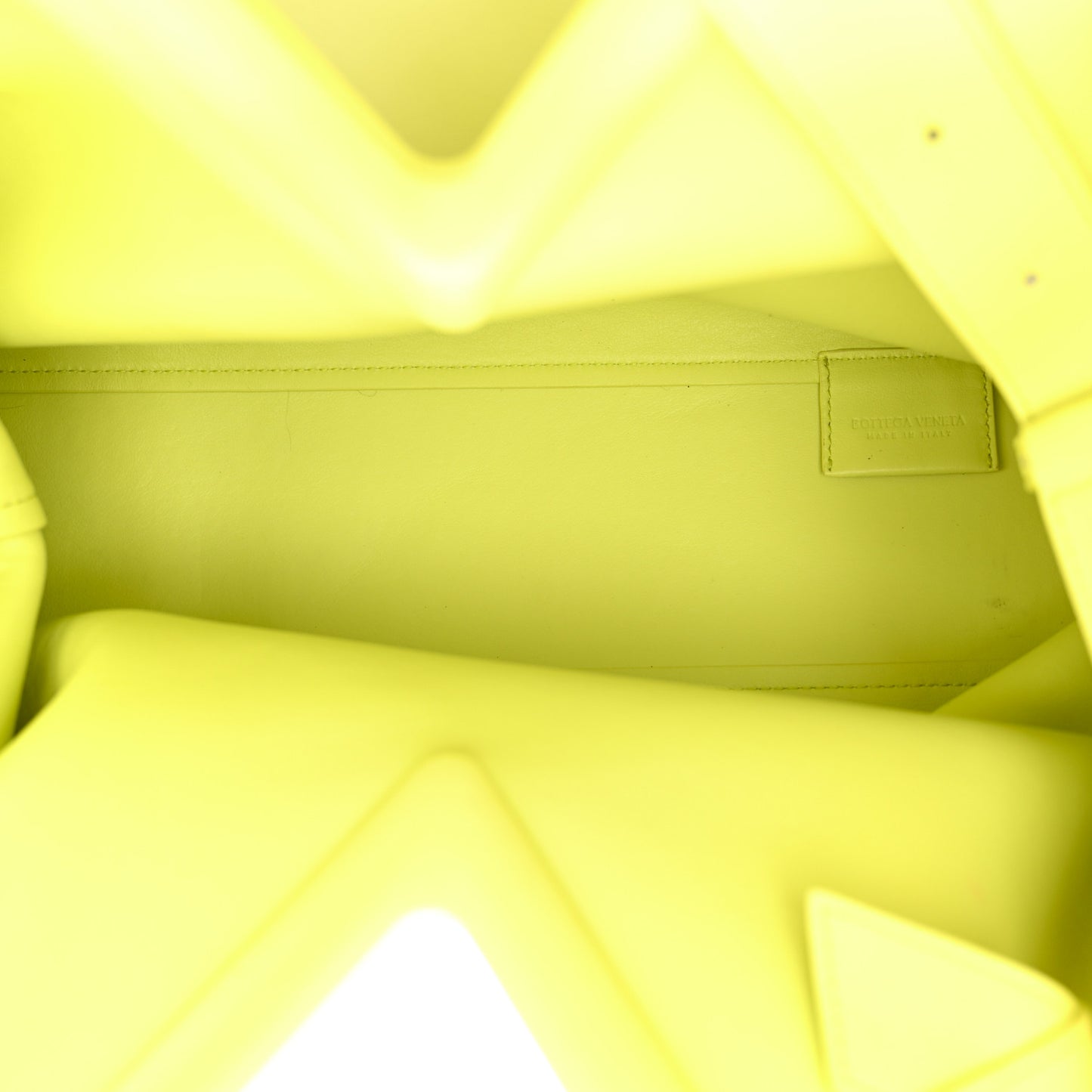 Calfskin Medium The Point Triangle Bag Seagrass