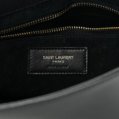Saint Laurent Patent Le 5 A 7 Hobo Black 6 of 13