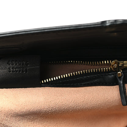 Gucci Nappa Bamboo Web Small Nymphaea Top Handle Bag Black 7 of 10