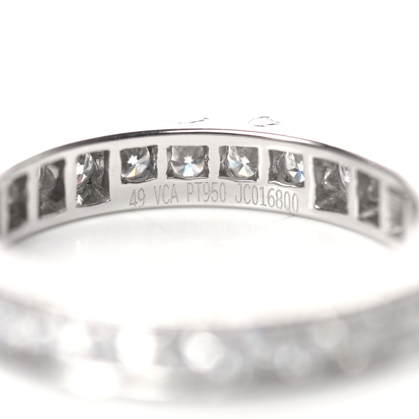 Platinum Diamond 3.2mm Romance Wedding Band Ring 49 5