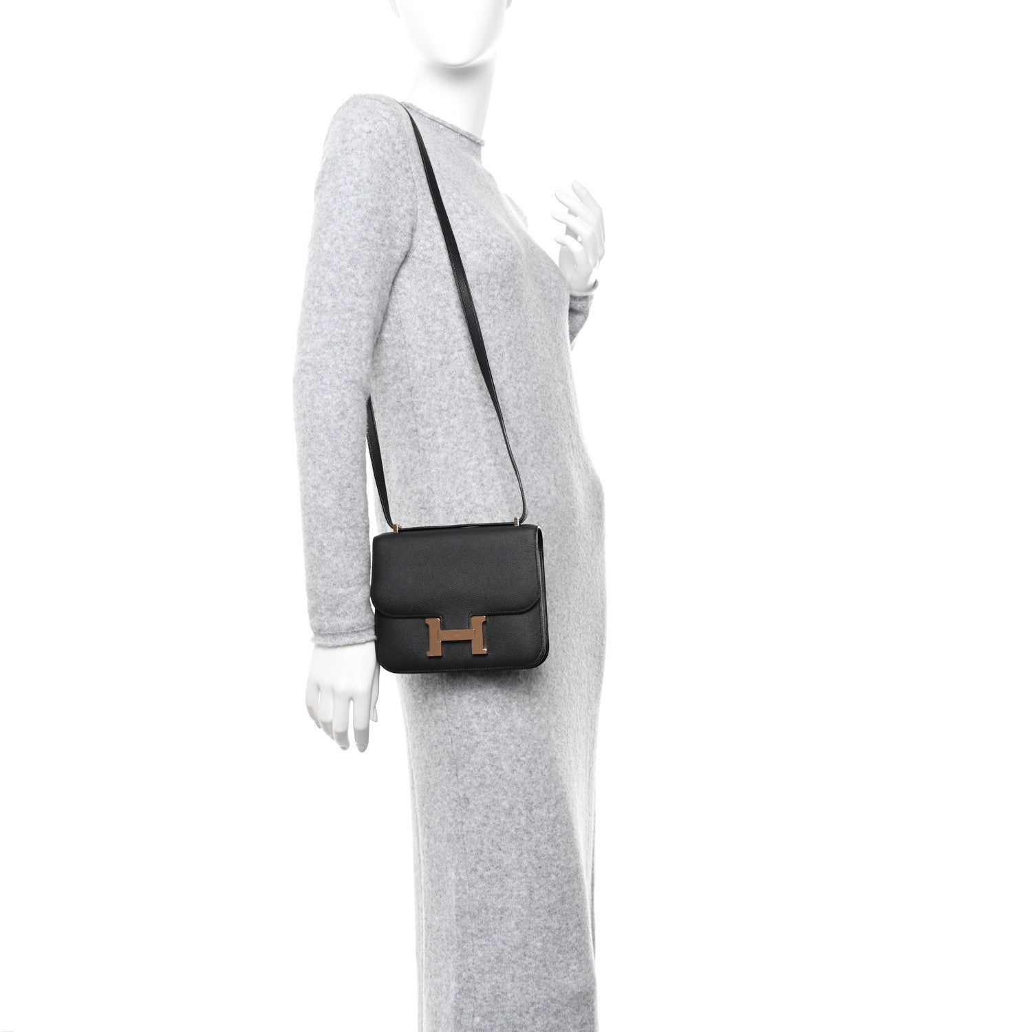 Hermes Epsom Constance 18 Black 2 of 11
