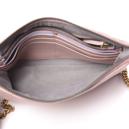 Gucci Calfskin Matelasse Mini GG Marmont Chain Bag Perfect Pink 5 of 11
