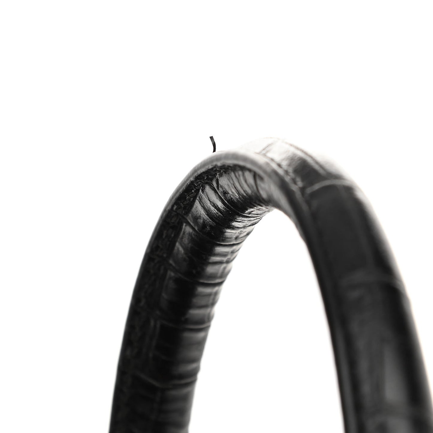 Calfskin Crocodile Embossed Small Sac de Jour Black