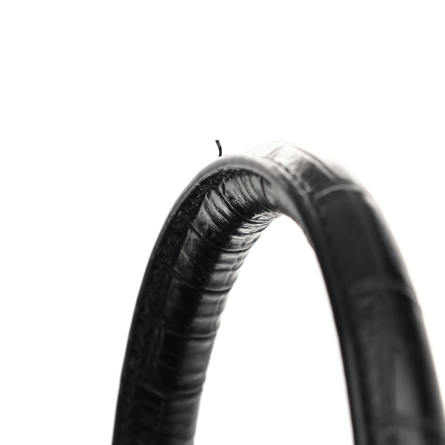 Saint Laurent Calfskin Crocodile Embossed Small Sac de Jour Black 15 of 15