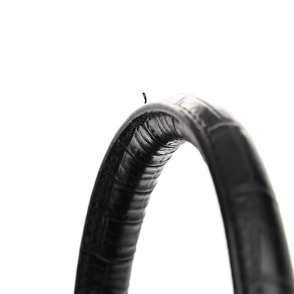 Saint Laurent Calfskin Crocodile Embossed Small Sac de Jour Black 15 of 15