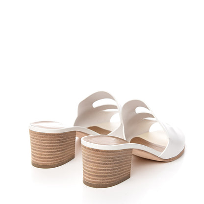 Hermes Calfskin Mona Sandals 39.5 White 4 of 10