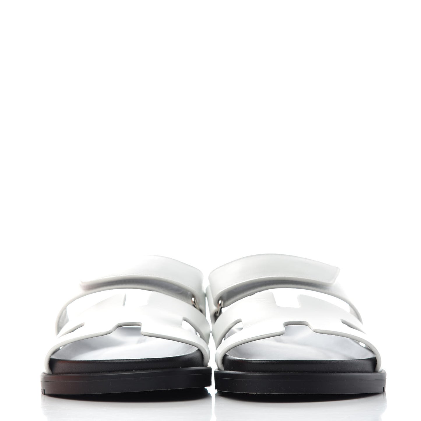 Calfskin Womens Chypre Sandals 36 White