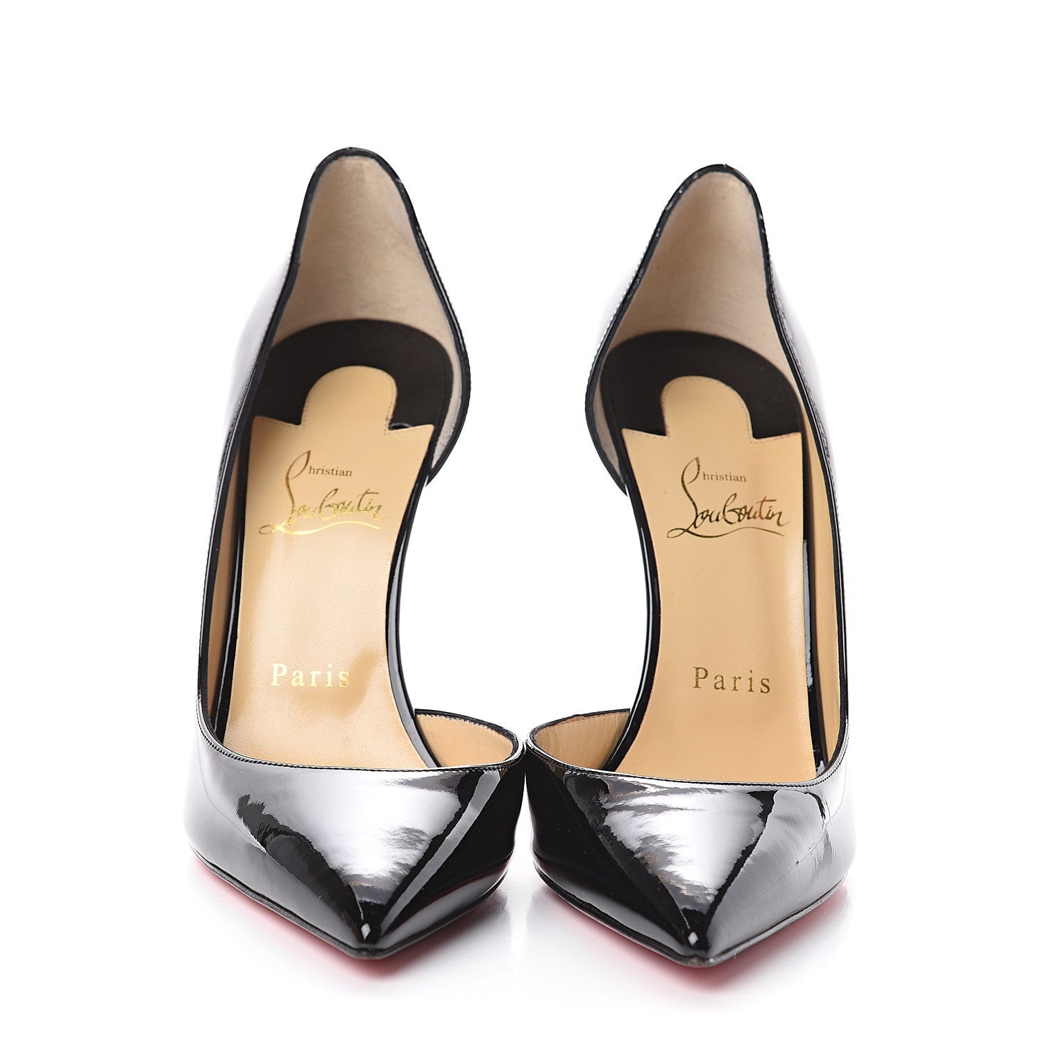Christian Louboutin Patent Iriza 100 Pumps 39 Black 2 of 7