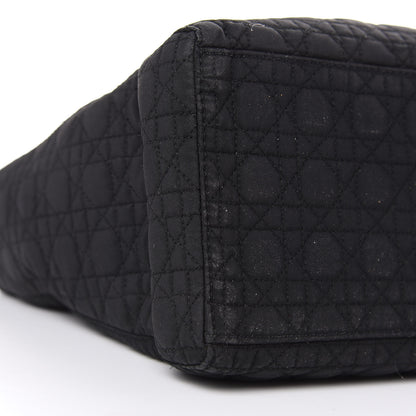 Christian Dior Nylon Cannage Medium Lady Dior Black 10 of 15