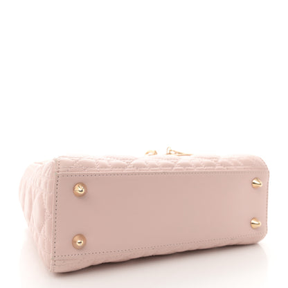 Christian Dior Lambskin Cannage Small Lucky Badges My Lady Dior Pink 4 of 15