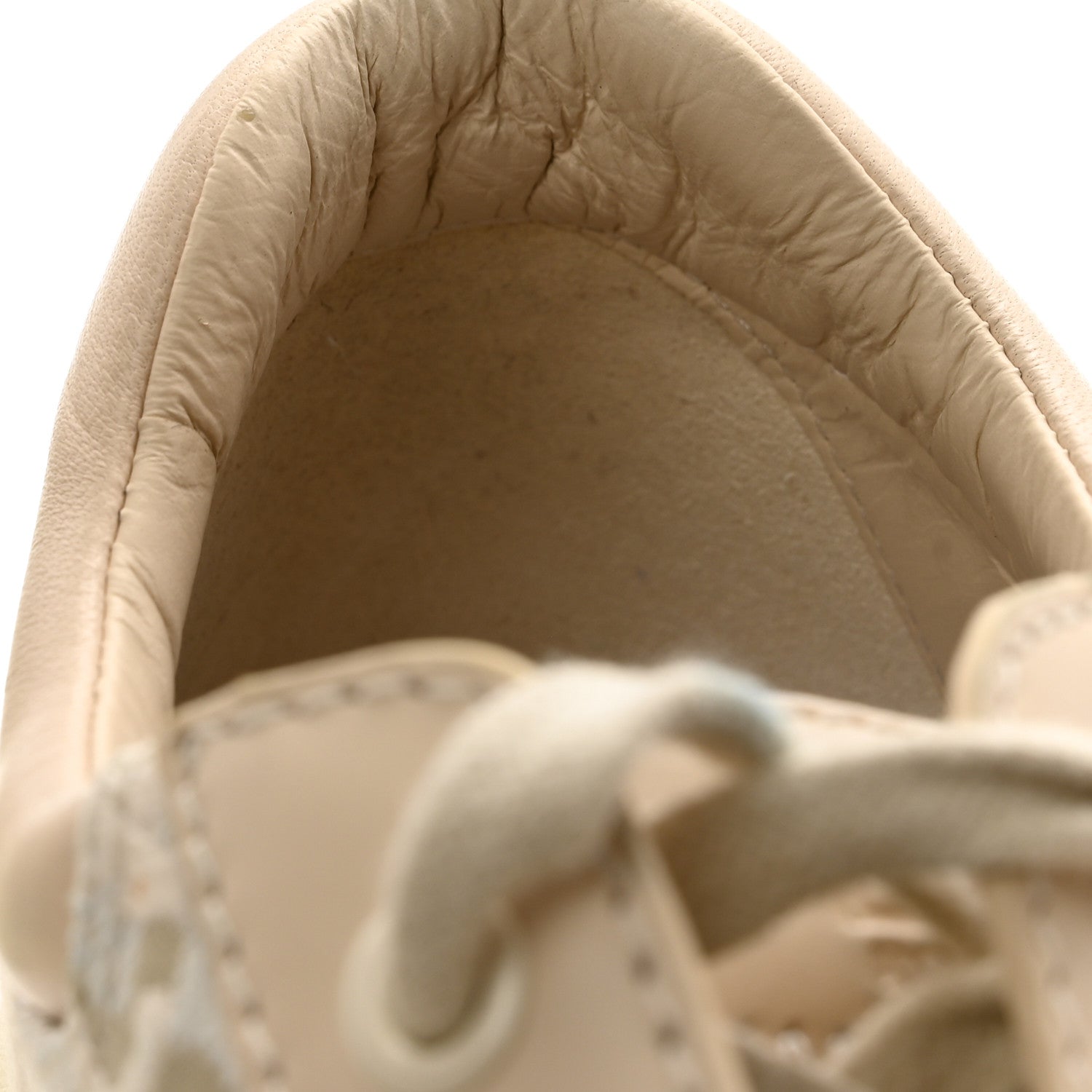Fendi Fabric Jacquard Vitello Nappa FF Karligraphy Womens Fendi Force Low Top Sneakers 37 Camelia 10 of 12