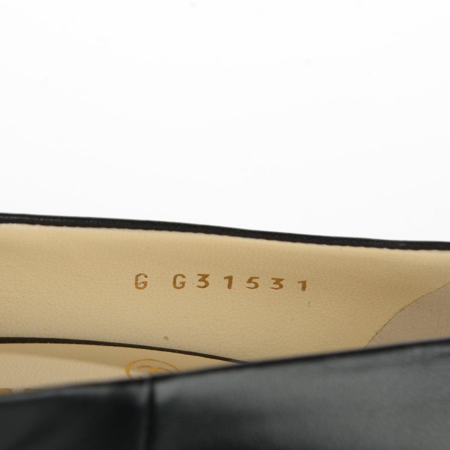 Lambskin Peep Toe CC Pumps 35.5 Black