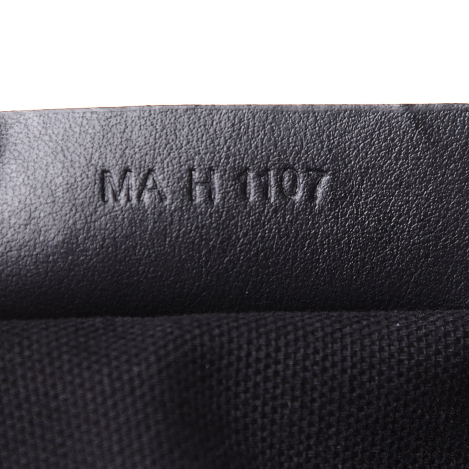 Givenchy Waxed Calfskin Medium Nightingale Logo Strap Black 7 of 10