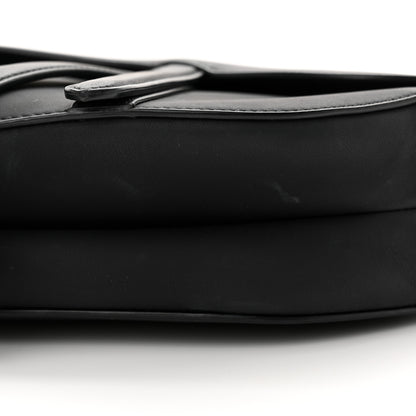 Christian Dior Ultra Matte Calfskin Saddle Bag Black 10 of 16