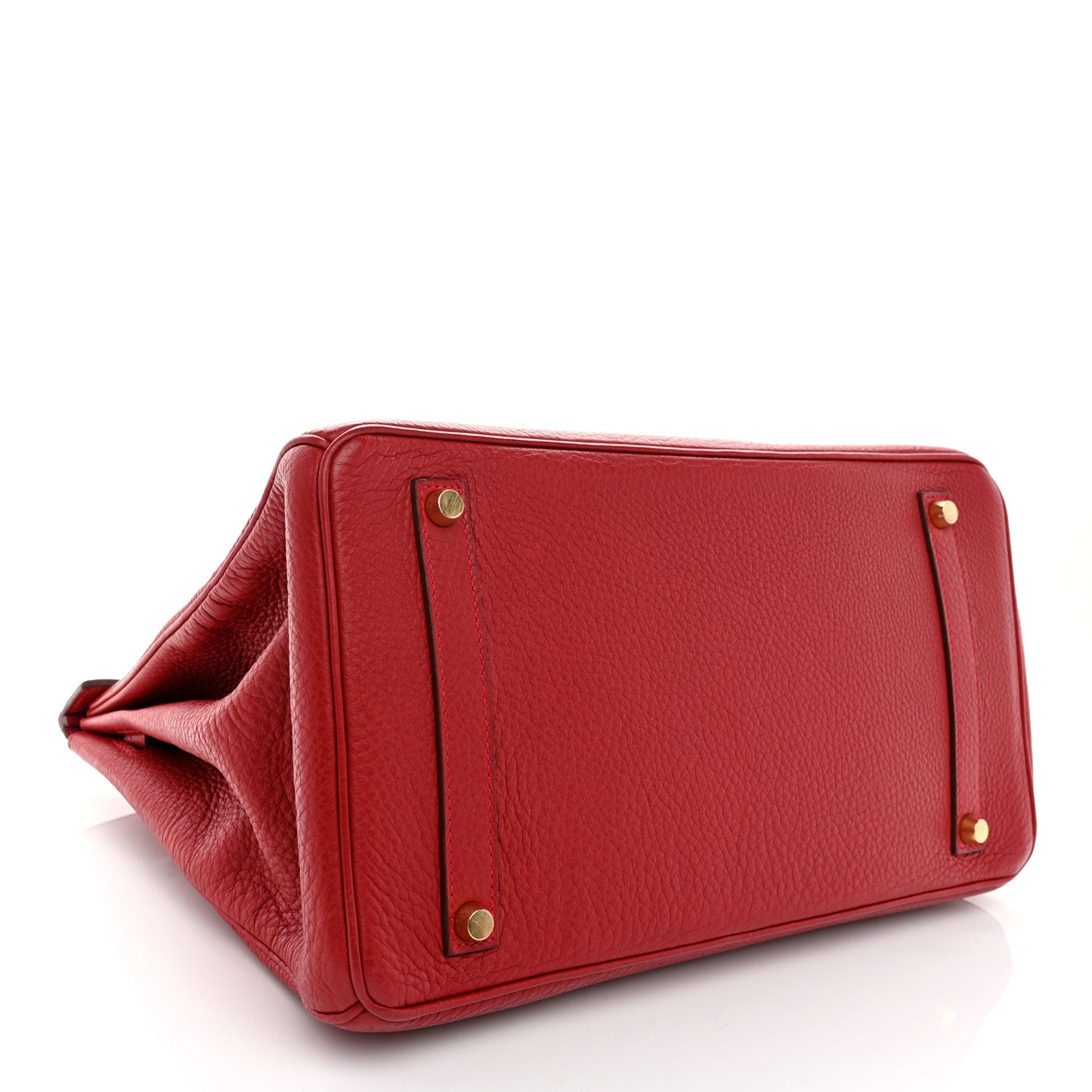 Taurillon Clemence Birkin 35 Rouge Vif