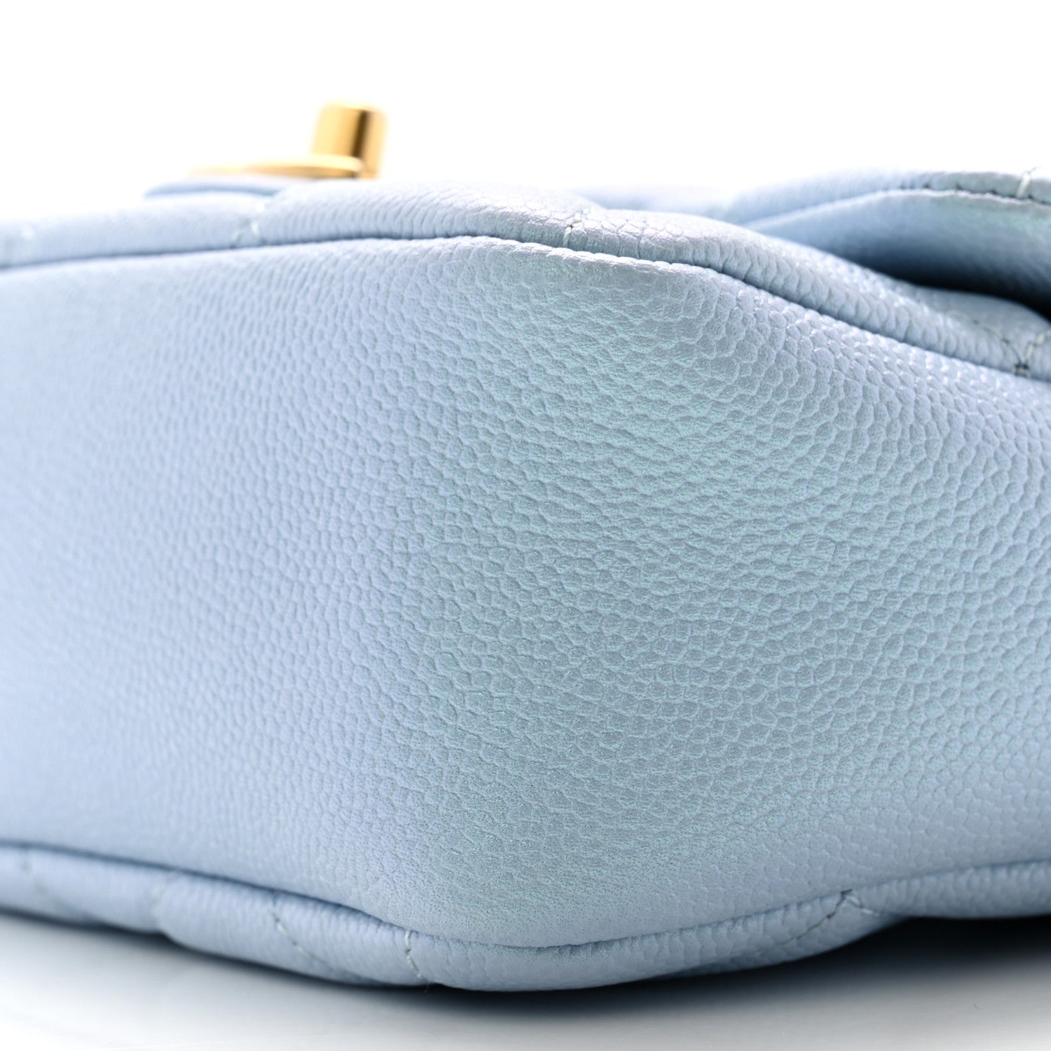 Chanel Caviar Quilted Mini My Perfect Flap Light Blue 10 of 10