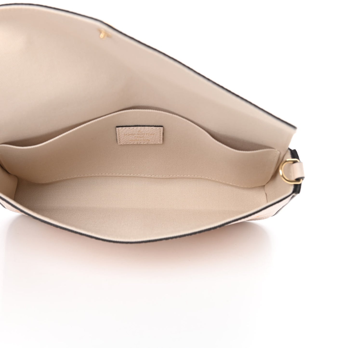 Empreinte Monogram Giant By The Pool Felicie Pochette Chain Wallet Cream Saffron