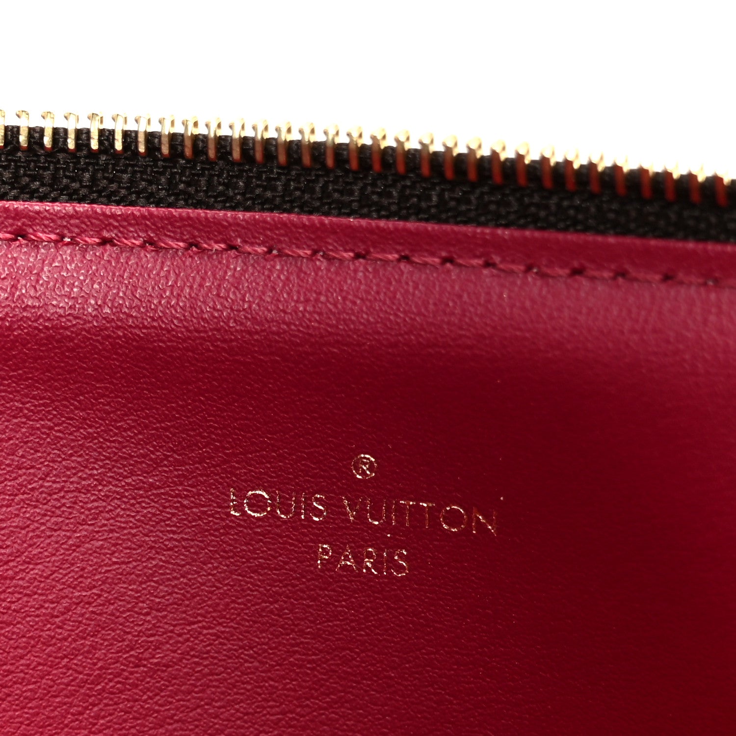 Louis Vuitton Monogram Pochette Felicie Chain Wallet Fuchsia 11 of 15