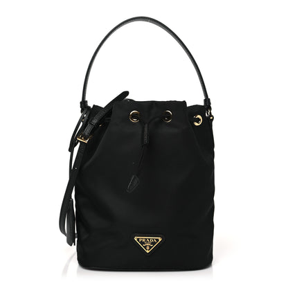Prada Re-Nylon Saffiano Mini Re-Edition 1978 Bucket Bag Black 1 of 11