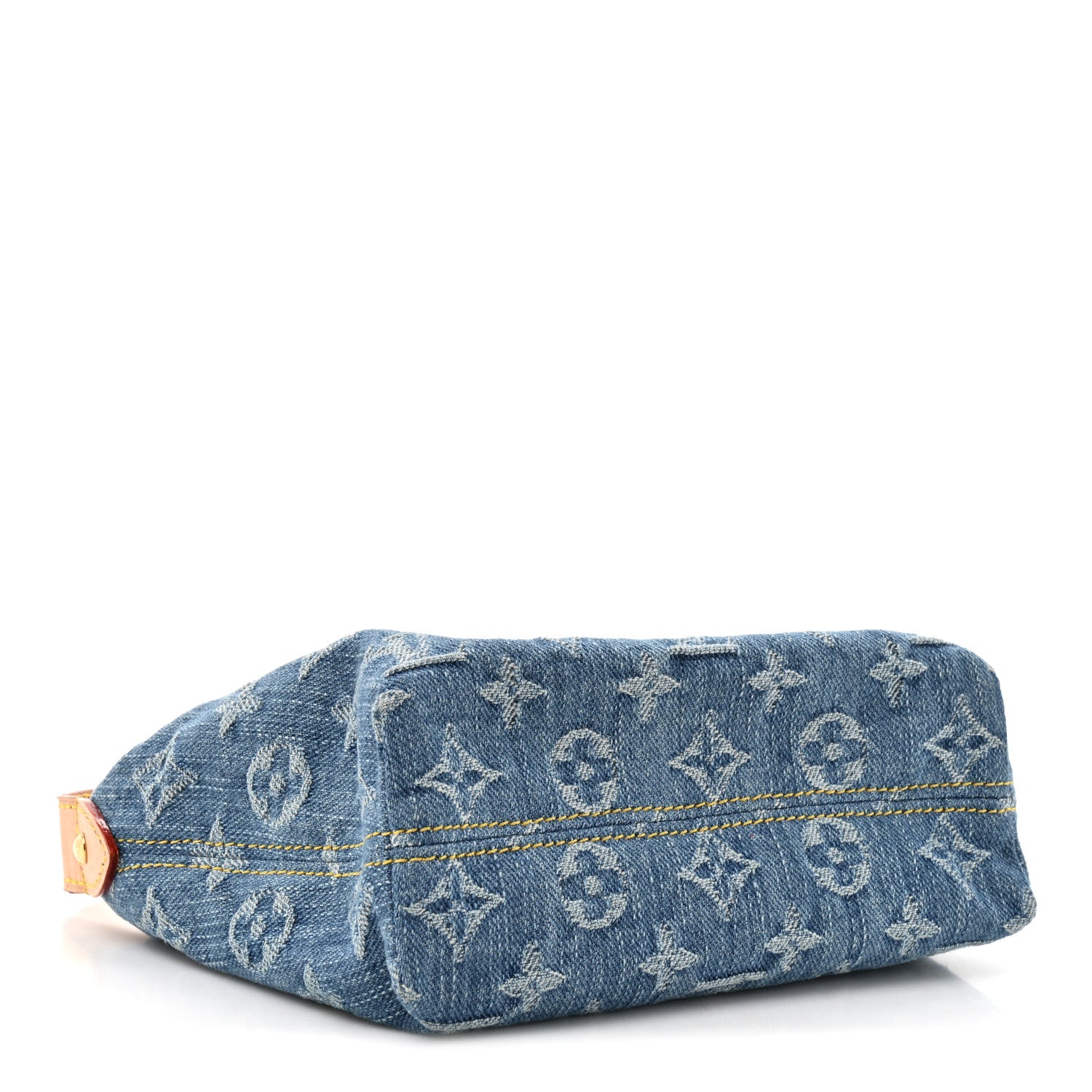 Louis Vuitton Monogram Denim Hills Pochette Blue 4 of 10