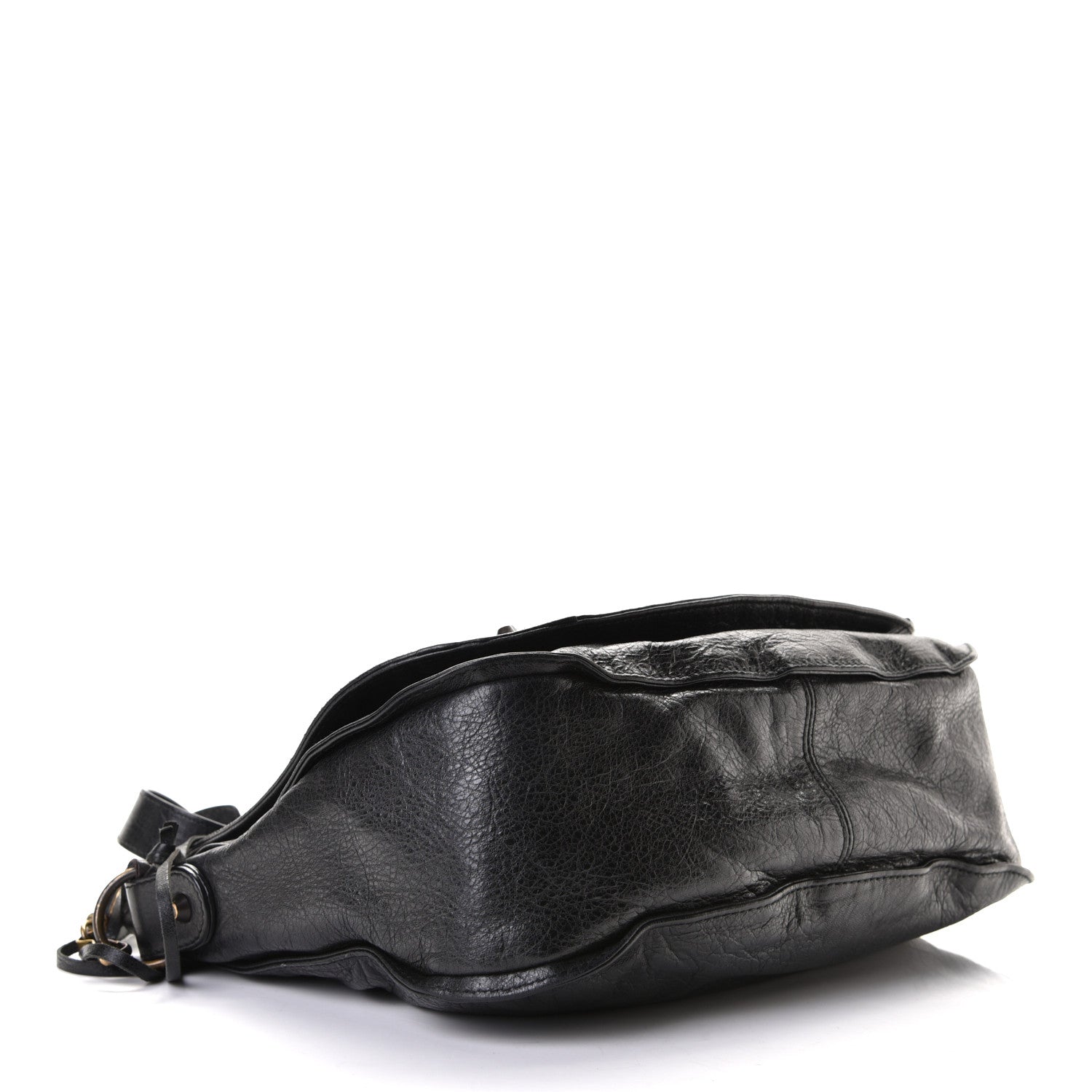 Balenciaga Agneau Classic Hardware Neo Folk Messenger Black 4 of 7
