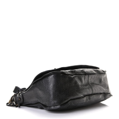 Balenciaga Agneau Classic Hardware Neo Folk Messenger Black 4 of 7