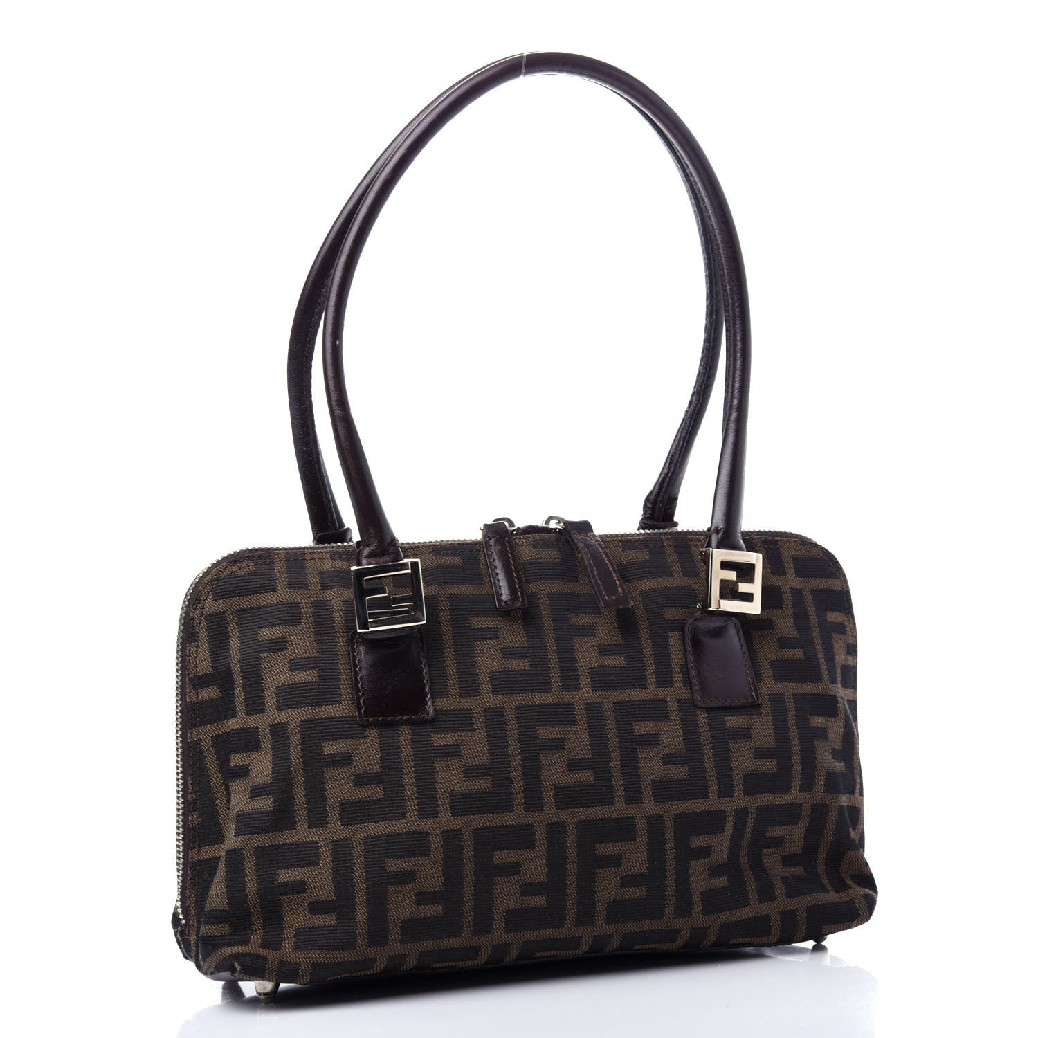 Fendi Zucca Top Handle Bag Tobacco 3 of 11