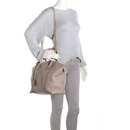 Louis Vuitton Veau Cachemire Soft Lockit MM Galet 2 of 7