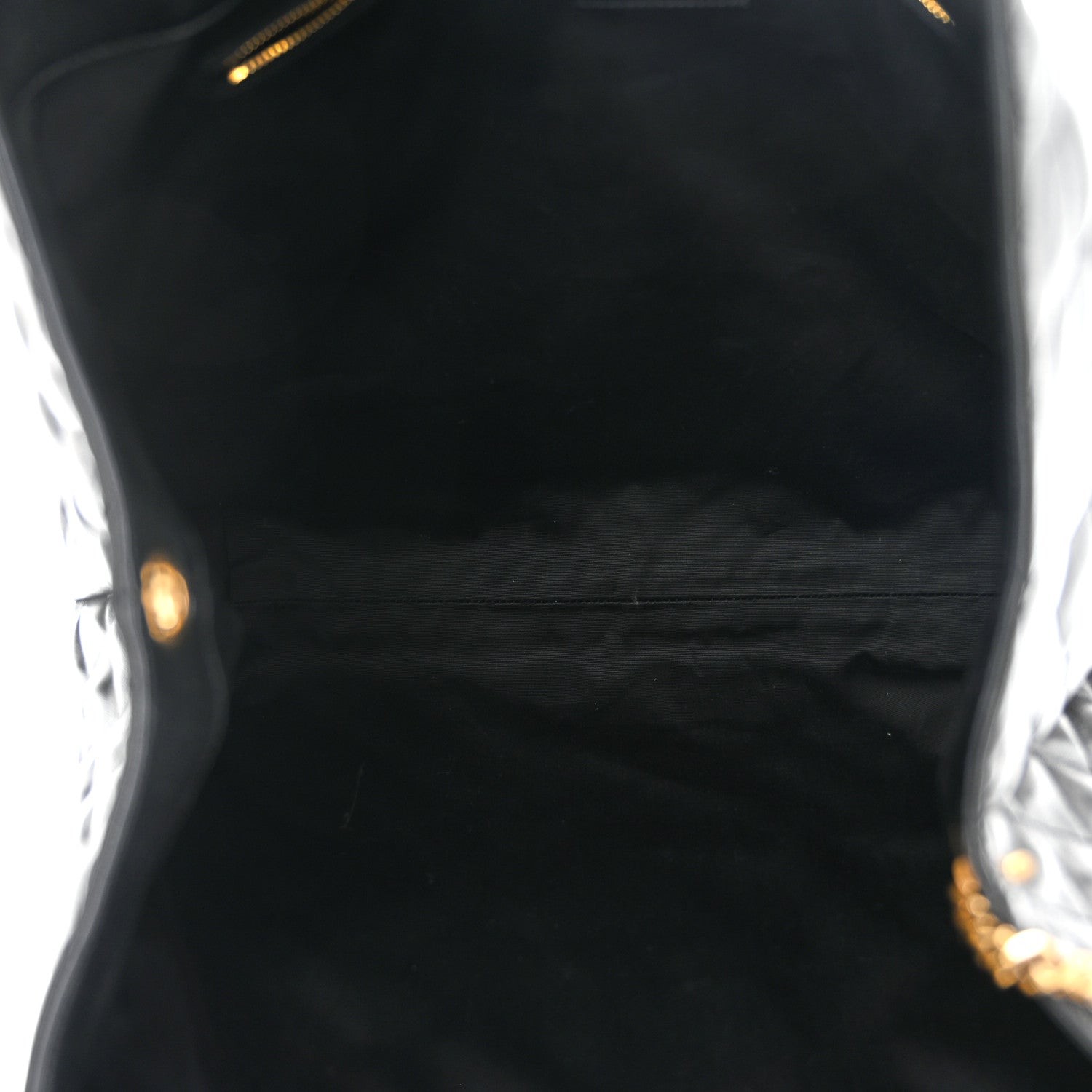 Saint Laurent Lambskin Quilted Maxi Icare Shopping Tote Black 6 of 11