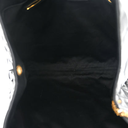 Saint Laurent Lambskin Quilted Maxi Icare Shopping Tote Black 6 of 11