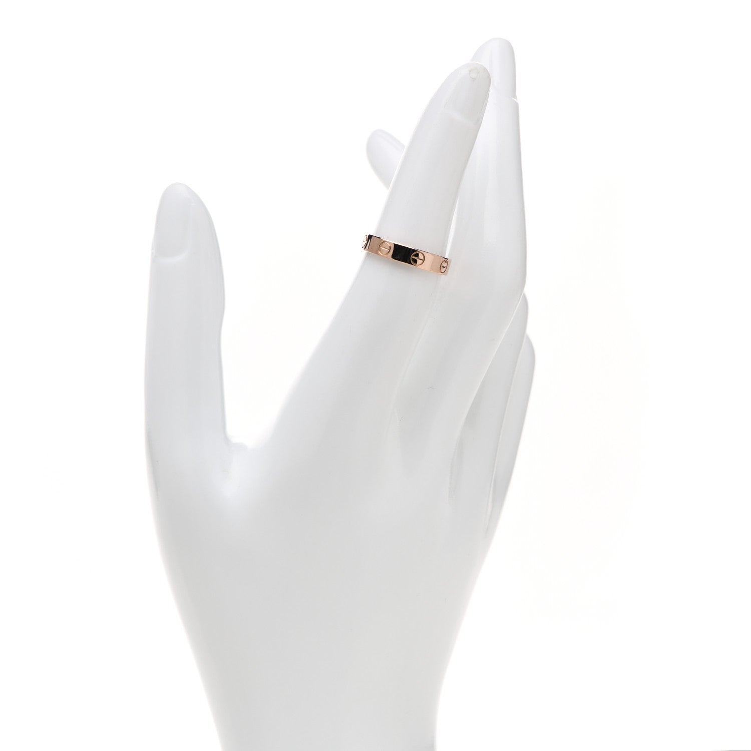 Cartier 18K Pink Gold 3.5mm LOVE Wedding Band Ring 51 5.75 2 of 5