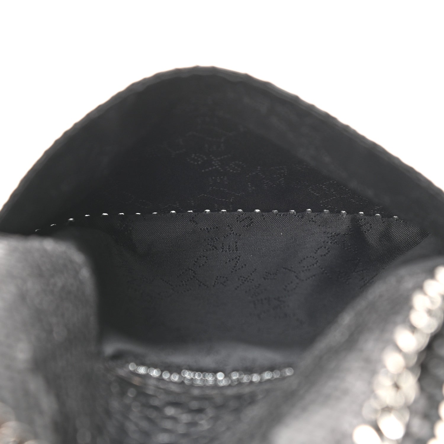 Stella McCartney Eco Python Mini Falabella Crossbody Bag Black 5 of 10