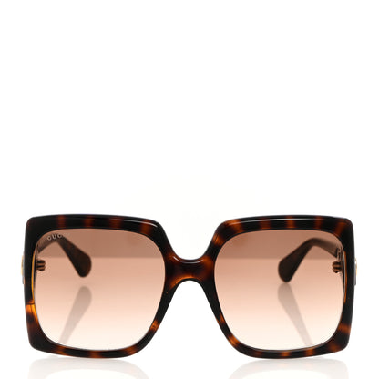 Gucci Acetate Square Frame Sunglasses GG0876S Tortoise 2 of 8