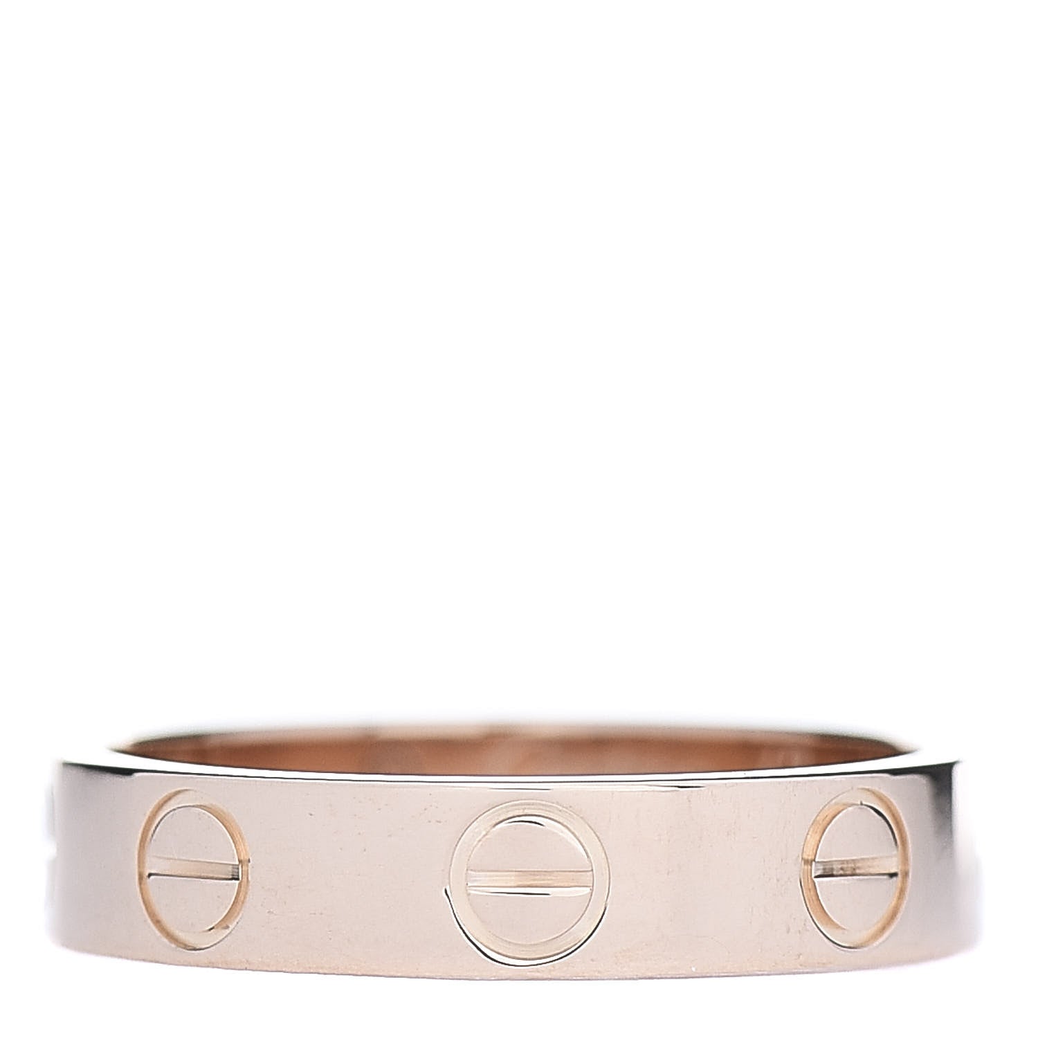 Cartier 18K Pink Gold 3.5mm LOVE Wedding Band Ring 47 4 1 of 5
