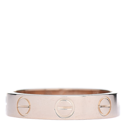 Cartier 18K Pink Gold 3.5mm LOVE Wedding Band Ring 47 4 1 of 5